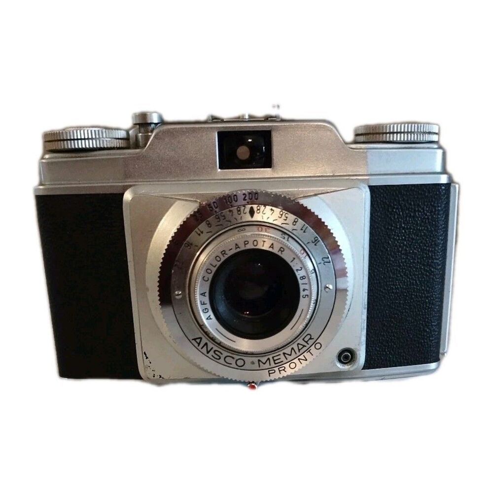 Vintage Ansco Memar Pronto 35mm Rangefinder Camera Germany Untested